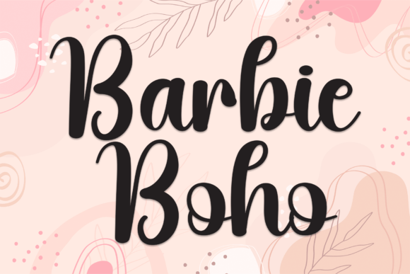 Barbie Boho Typeface Review: A Whimsical Script for Campaign Design