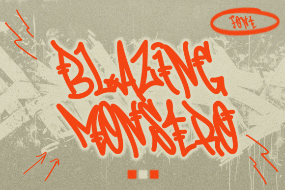 Blazing Monstro: A Bold Display Typeface for Editorial Impact