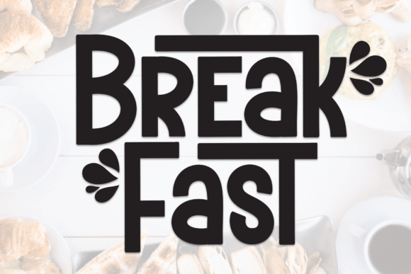 Break Fast Typeface: A Clean Sans Serif for Modern Editorial Design