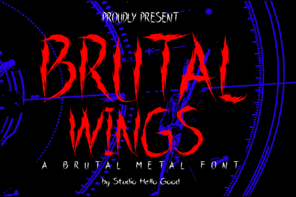 Brutal Wings: A Bold Typeface for Distinctive Brand Identity