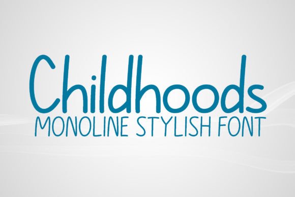 Childhoods Typeface: Elevating Editorial Design with Modern Script