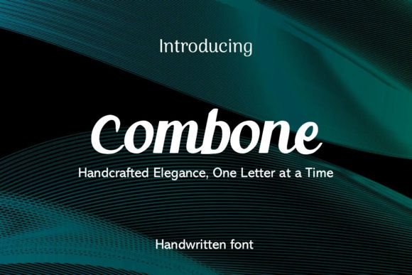 Combone Script: Elevating Editorial Design with Handcrafted Elegance