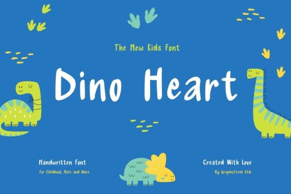 Dino Heart Typeface: Adding Warmth to Campaign Visuals