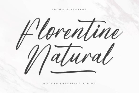 Florentine Natural: A Handwritten Script Font for Urban Brand Identity