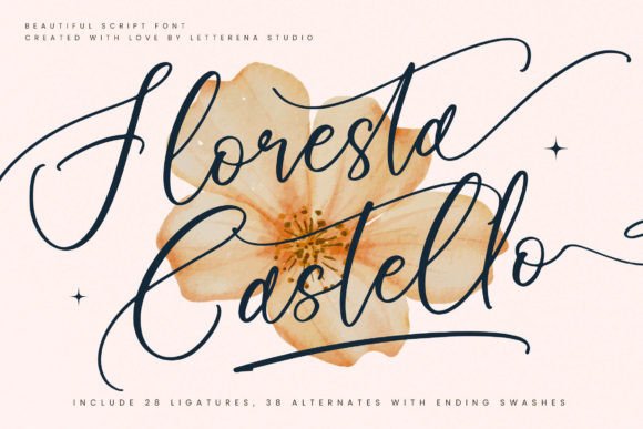 Floresta Castello: A Luxury Script Font for Handmade Branding