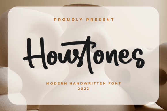 Houstones: A Modern Script Font for Polished Web Design