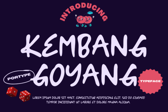 Kembang Goyang Typeface: Elevate Your Brand Identity