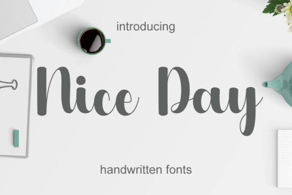 Nice Day Typeface: Elevate Your Handmade Brand Identity