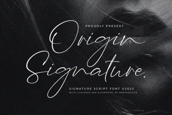 Origin Signature: Elevate Brand Identity With Elegant Handwritten Typography