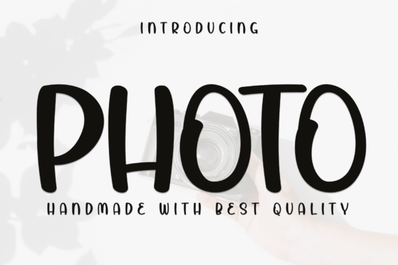Photo: A Handwritten Typeface for Elegant Web Design
