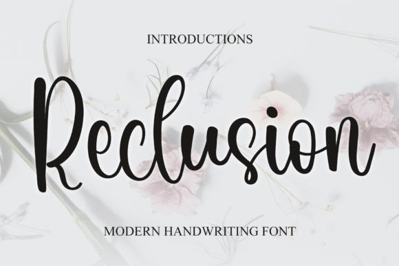 Reclusion Typeface Review: A Handwritten Font for Modern Branding