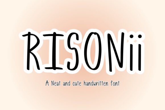 Risonii Typeface Review: A Handwritten Script for Digital Brands