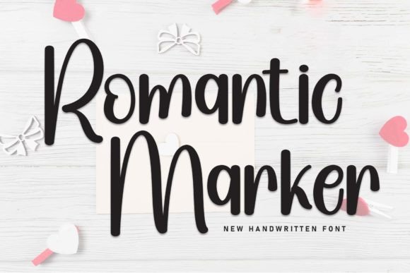 Romantic Marker: A Handwritten Typeface for Editorial Design