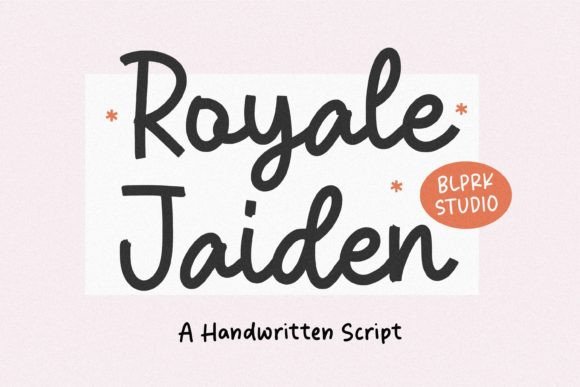 Royale Jaiden: A Graceful Script Font for Editorial Design