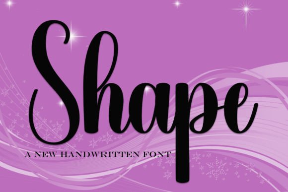Shape: The Handwritten Typeface for Scroll-Stopping Visuals