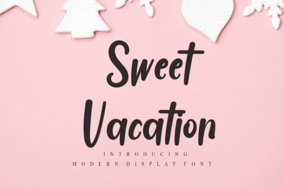 Sweet Vacation: A Handwritten Font for Polished Brand Identity