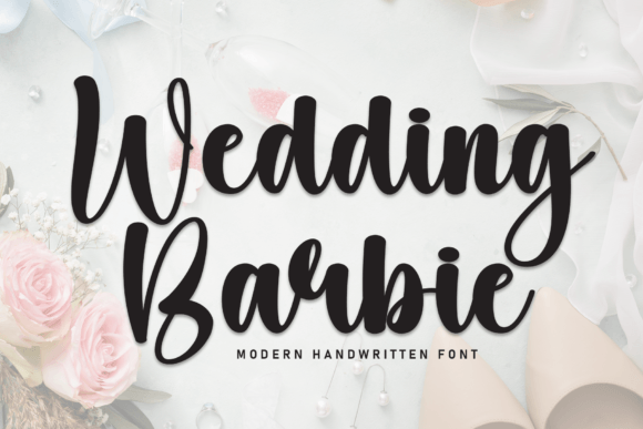 Wedding Barbie: A Handwritten Typeface for Editorial Design