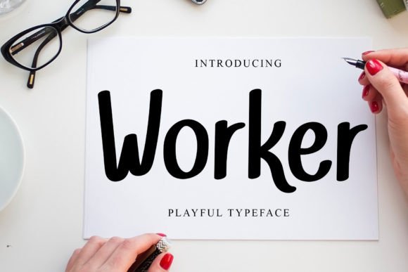 Worker: A Designer’s Review of the Script Amp Typeface