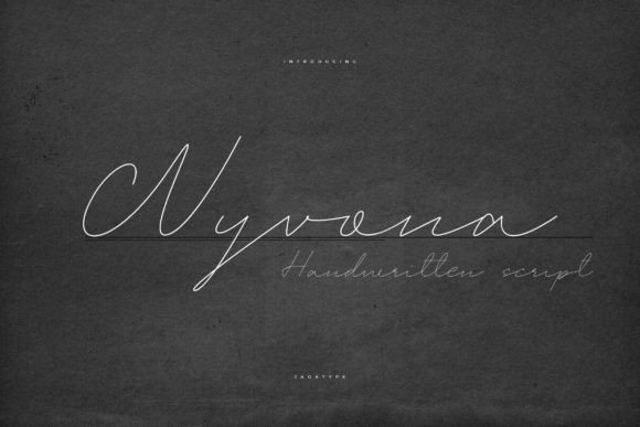 Wyvona: A Handwritten Script Font for Authentic Brand Identity